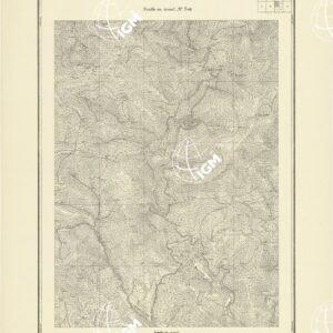 PLANS DIRECTEURS - FEUILLE DE COLLOBRIERES XXXIV 45 N°7a