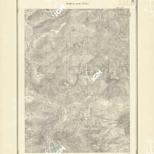 PLANS DIRECTEURS - FEUILLE DE COLLOBRIERES XXXIV 45 N°8a