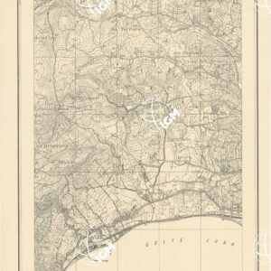 PLANS DIRECTEURS - FEUILLE D'ANTIBES XXXVI 43 N°7d