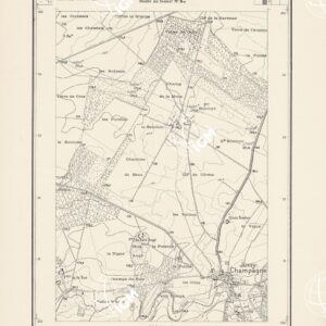 PLANS DIRECTEURS - FEUILLE DE NERONDES XXIV 24 N°6c