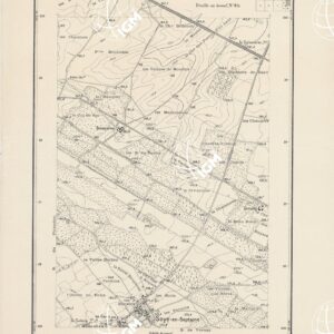 PLANS DIRECTEURS - FEUILLE DE BOURGES XXIII 24 N°8b