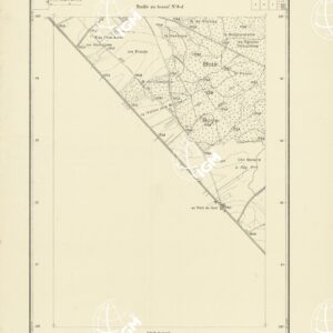 PLANS DIRECTEURS - FEUILLE DE BOURGES XXIII 24 N°8d