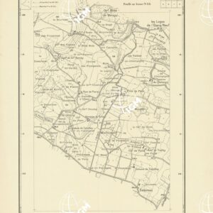 PLANS DIRECTEURS - FEUILLE DE DUN-SUR-AURON XXIV 25 N°3b