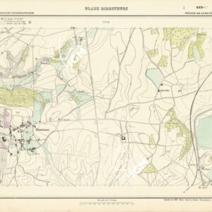 PLANS DIRECTEURS - REGION DE LYON FEUILLE 13
