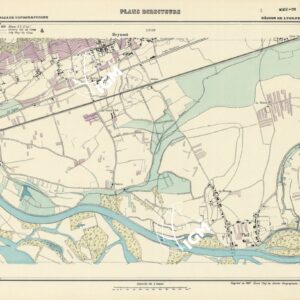 PLANS DIRECTEURS - REGION DE LYON FEUILLE 45