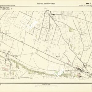 PLANS DIRECTEURS - REGION DE LYON FEUILLE 105