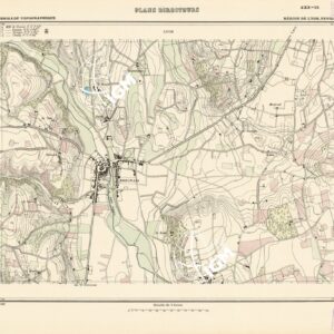 PLANS DIRECTEURS - REGION DE LYON FEUILLE 116