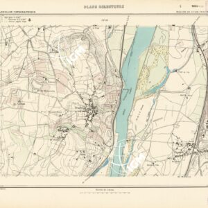 PLANS DIRECTEURS - REGION DE LYON FEUILLE 117