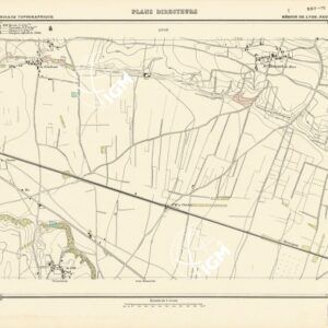 PLANS DIRECTEURS - REGION DE LYON FEUILLE 120