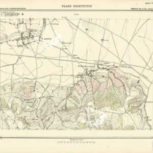 PLANS DIRECTEURS - REGION DE LYON FEUILLE 135