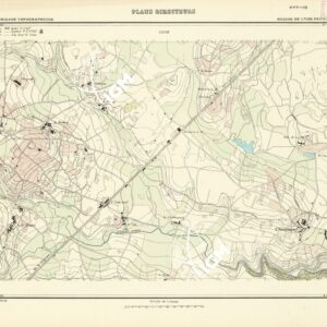 PLANS DIRECTEURS - REGION DE LYON FEUILLE 145