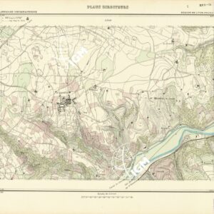 PLANS DIRECTEURS - REGION DE LYON FEUILLE 160