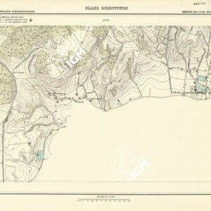 PLANS DIRECTEURS - REGION DE LYON FEUILLE 163