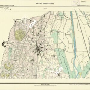 PLANS DIRECTEURS - REGION DE MACON FEUILLE 445