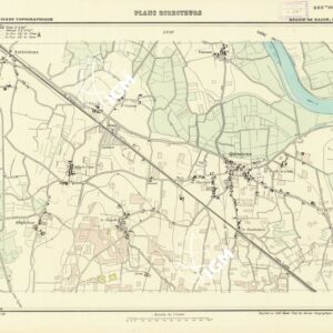 PLANS DIRECTEURS - REGION DE MACON FEUILLE 446