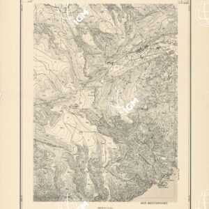 PLANS DIRECTEURS - REGION DE MARSEILLE FEUILLE XXII N°1a