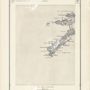 PLANS DIRECTEURS - REGIONE DE MARSEILLE FEUILLE XXII N°3b