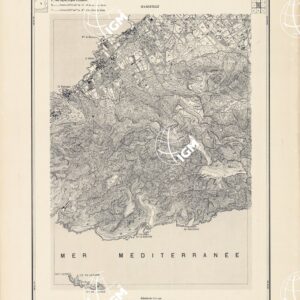 PLANS DIRECTEURS - REGION DE MARSEILLE FEUILLE XXII N°4d