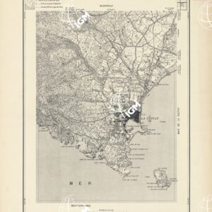 PLANS DIRECTEURS - REGION DE TOULON FEUILLE IV N°1a