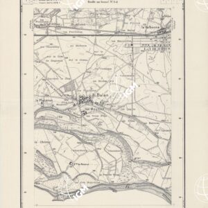 PLANS DIRECTEURS - FEUILLE DE MONTLUEL XXXI 31 N°1d