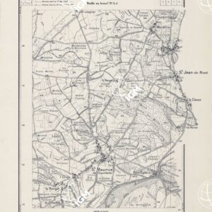 PLANS DIRECTEURS - FEUILLE DE MONTLUEL XXXI 31 N°2d