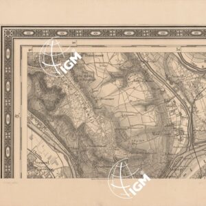 TABLEAU D'ASSEMBLAGE DES FEUILLES DE LA CARTE DU DEPARTEMENT DE LA SEINE - TRIEL N°1