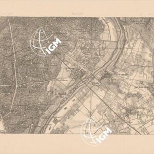 TABLEAU D'ASSEMBLAGE DES FEUILLES DE LA CARTE DU DEPARTEMENT DE LA SEINE - MAISONS N°8