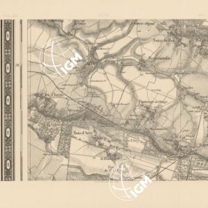 TABLEAU D'ASSEMBLAGE DES FEUILLES DE LA CARTE DU DEPARTEMENT DE LA SEINE - S. CYR N°19