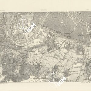 TABLEAU D'ASSEMBLAGE DES FEUILLES DE LA CARTE DU DEPARTEMENT DE LA SEINE - SEVRES N°21