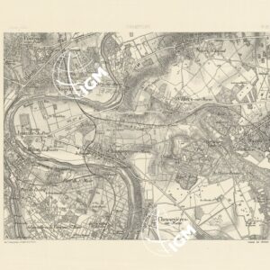 TABLEAU D'ASSEMBLAGE DES FEUILLES DE LA CARTE DU DEPARTEMENT DE LA SEINE - CHAMPIGNY N°23