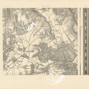 TABLEAU D'ASSEMBLAGE DES FEUILLES DE LA CARTE DU DEPARTEMENT DE LA SEINE - EMARAINVILLE N°24