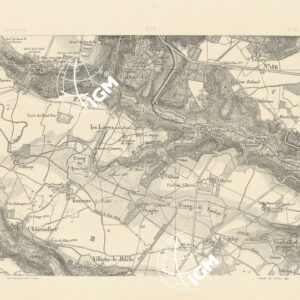TABLEAU D'ASSEMBLAGE DES FEUILLES DE LA CARTE DU DEPARTEMENT DE LA SEINE - BUC N°26