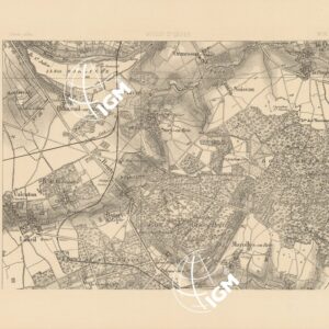 TABLEAU D'ASSEMBLAGE DES FUILLES DE LA CARTE DU DEPARTEMENT DE LA SEINE - BOISSY S. LEGER N°29