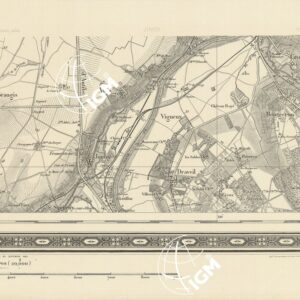 TABLEAU D'ASSEMBLAGE DES FEUILLES DE LA CARTE SU DEPARTEMENT DE LA SEINE - JUVISY N°34