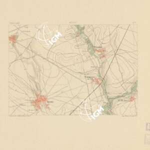 TABLEAU D'ASSEMBLAGE DES FEUILLES DE LA CARTE DU DEPARTEMENT DE LA SEINE - MITRY FEUILLE 6