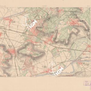 TABLEAU D'ASSEMBLAGE DES FEUILLES DE LA CARTE DU DEPARTEMENT DE LA SEINE - BONDY FEUILLE 17