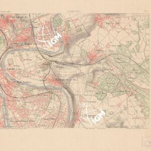 TABLEAU D'ASSEMBLAGE DES FEUILLES DE LA CARTE DU DEPARTEMENT DE LA SEINE - CHAMPIGNY FEUILLE 23