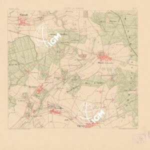 TABLEAU D'ASSEMBLAGE DES FEUILLES DE LA CARTE DU DEPARTEMENT DE LA SEINE - OZOIR FEUILLE 32