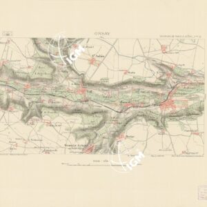 TABLEAU D'ASSEMBLAGE DES FEUILLES DE LA CARTE DU DEPARTEMENT DE LA SEINE - ORSAY FEUILLE 32