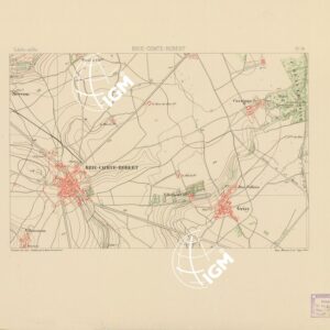 TABLEAU D'ASSEMBLAGE DES FEUILLES DE LA CARTE DU DEPARTEMENT DE LA SEINE - BRIE COMTE ROBERT FEUILLE 36