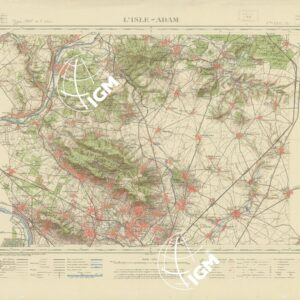 NOUVELLE CARTE DE FRANCE - XXIII 13 - L'ISLE ADAM