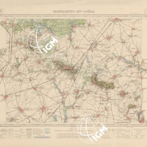 NOUVELLE CARTE DE FRANCE -  XXIV 13 -DAMMARTIN EN GOELE