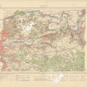 NOUVELLE CARTE DE FRANCE - XXIV 14 - LAGNY
