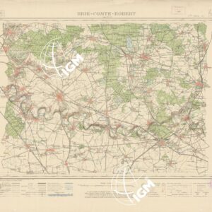 NOUVELLE CARTE DE FRANCE -  XXIV 15 - BRIE COMTE ROBERT