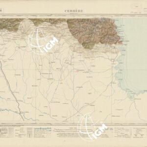 NOUVELLE CARTE DE FRANCE - XXV 50 - CERBERE