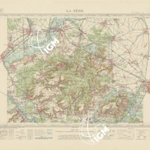 NOUVELLE CARTE DE FRANCE - XXVI 10 - LA FERE