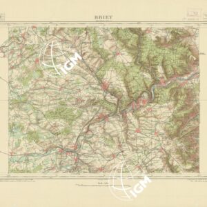 NOUVELLE CARTE DE FRANCE -  XXXIII 12 - BRIEY