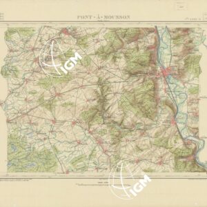 NOUVELLE CARTE DE FRANCE - XXXIII 14 - PONT A MOUSSON
