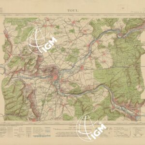 NOUVELLE CARTE DE FRANCE - XXXIII 15 - TOUL