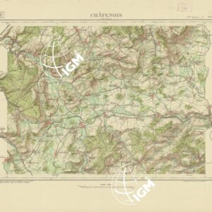 NOUVELLE CARTE DE FRANCE -  XXXIII 17 - CHATENOIS